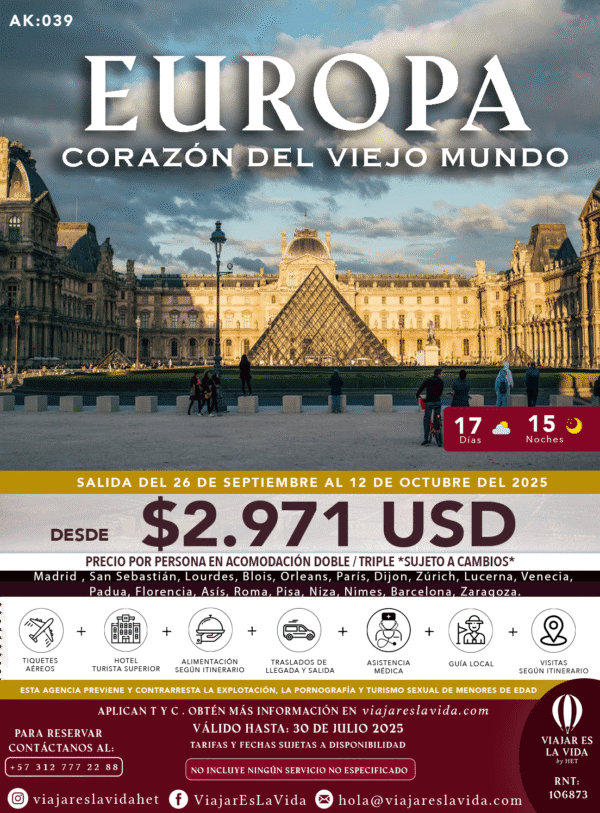 EUROPA CORAZÓN DEL VIEJO MUNDO SEPTIEMBRE AK039